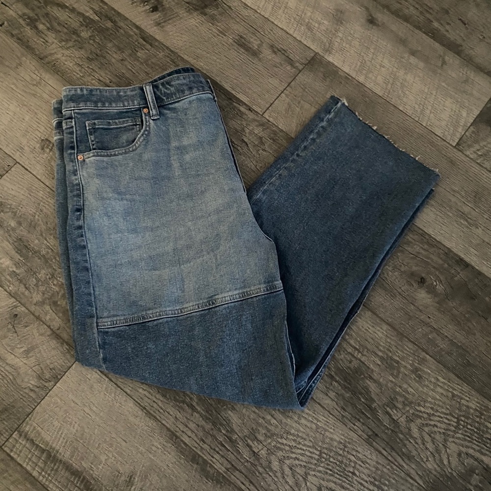 Multi color Jean high waisted